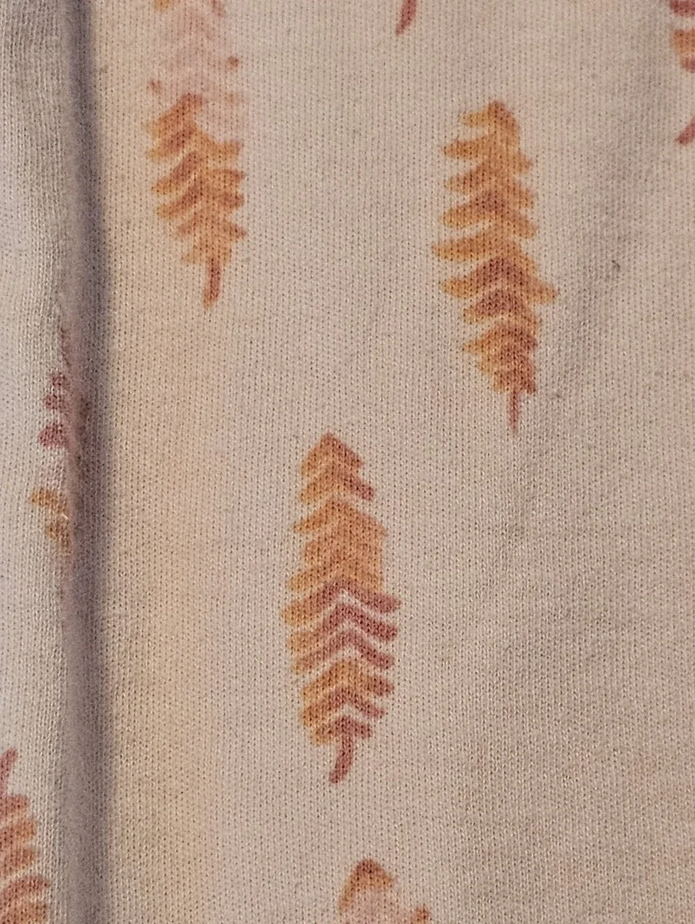 HALO SleepSack Wearable Blanket Small 0-6M Pink Orange Fern Leaf Inverted Zipper